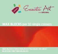 Encaustic Art wax - (02) vermiljoen doosje 10 st.
