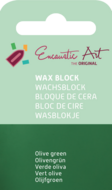 Encaustic Art wax - (23) olijfgroen 