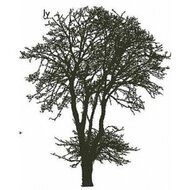 Encaustic Art stempel - boom (es)